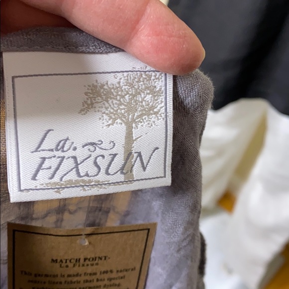 La Fixsun 100% Linen Unlined Jacket NWT - Picture 5 of 8